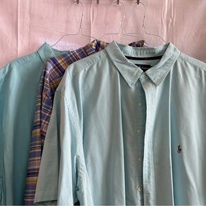 Polo by Ralph Lauren Blue Casual Button Down Shirt